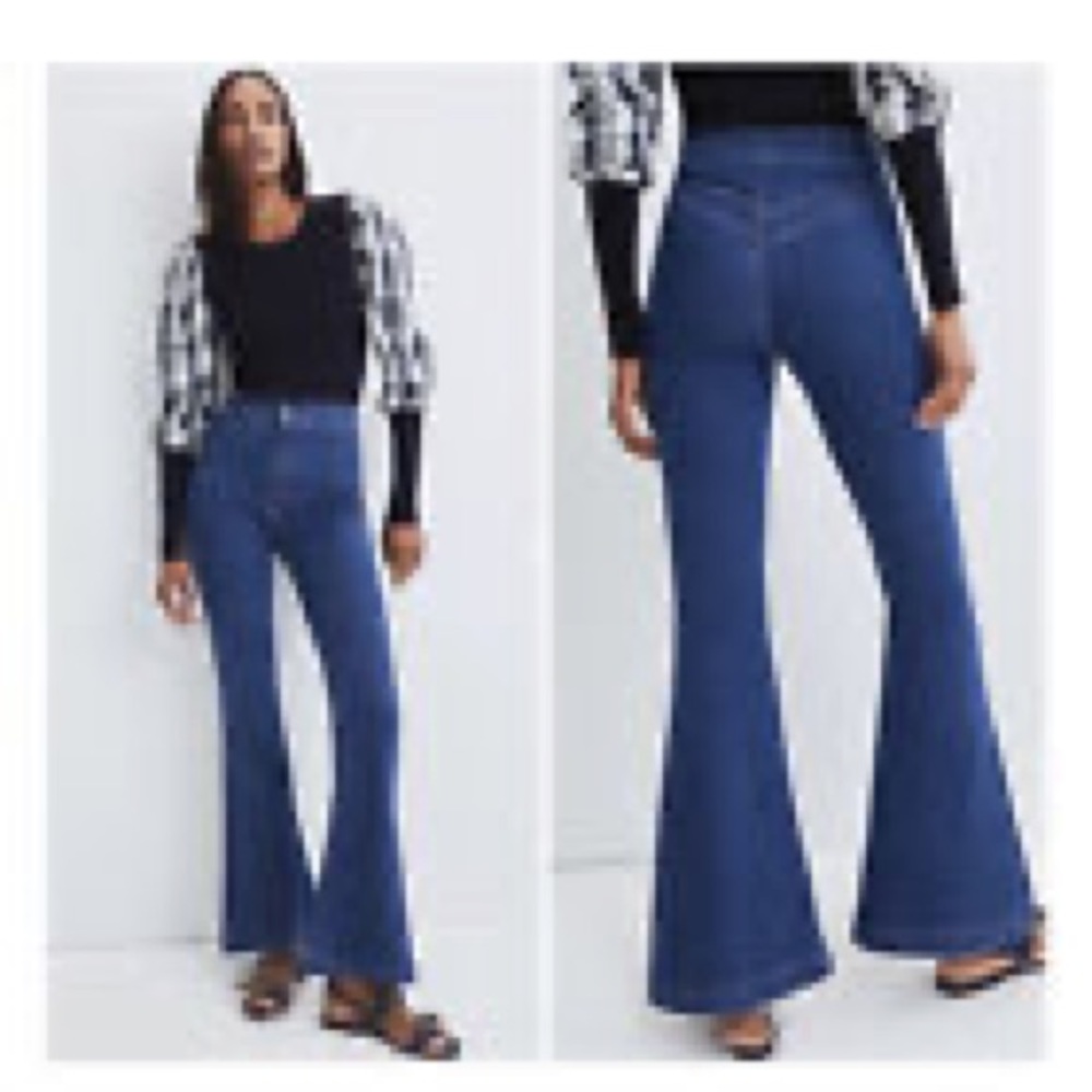 Veronica Beard Bell-Bottom Jeans